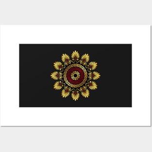 Copy of Gold Greek ornament Meander Posters and Art